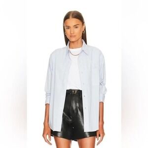 Citizens Of Humanity Kayla Light Blue Button-Down Shirt